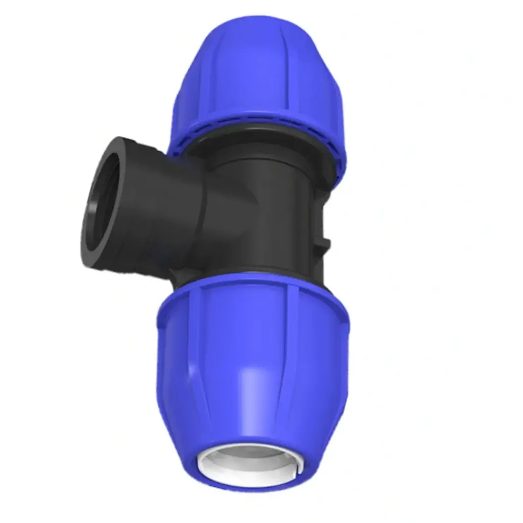 25x3/4" HDPE FEMALE THREAD TEE