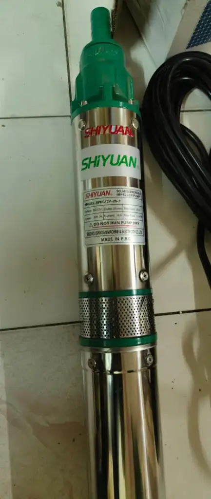 40M SHIYUAN SOLAR SUBMERSIBLE PUMP